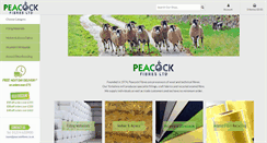 Desktop Screenshot of peacockfibres.co.uk